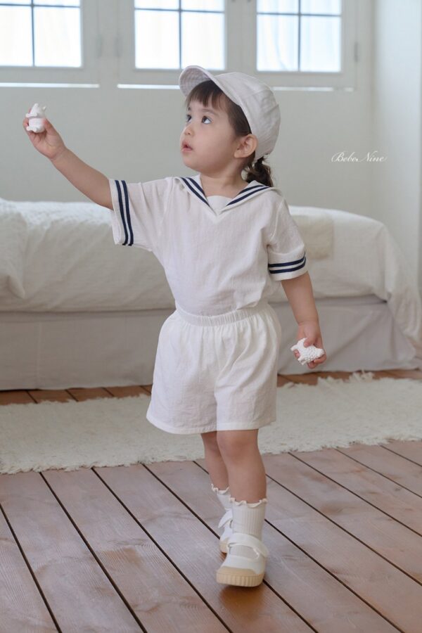 26SS 韓國童裝 水手上下套裝
