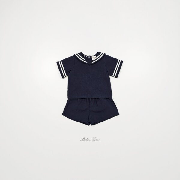 26SS 韓國童裝 水手上下套裝