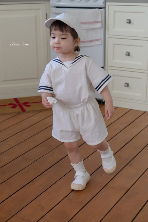 26SS 韓國童裝 水手上下套裝