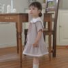 26SS 韓國童裝 水手小圓領蝴蝶結連身裙