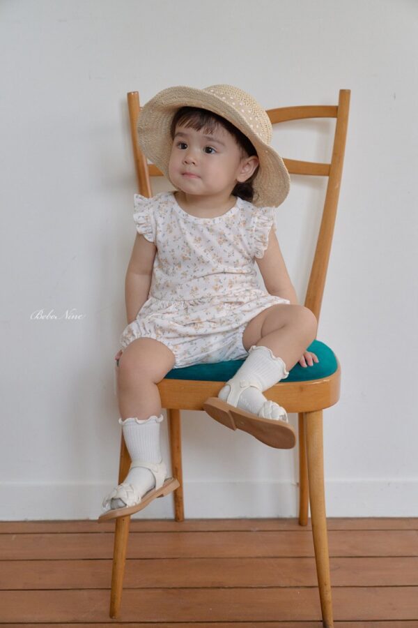 26SS 韓國童裝 小碎花蛋糕襬背心包屁褲套裝