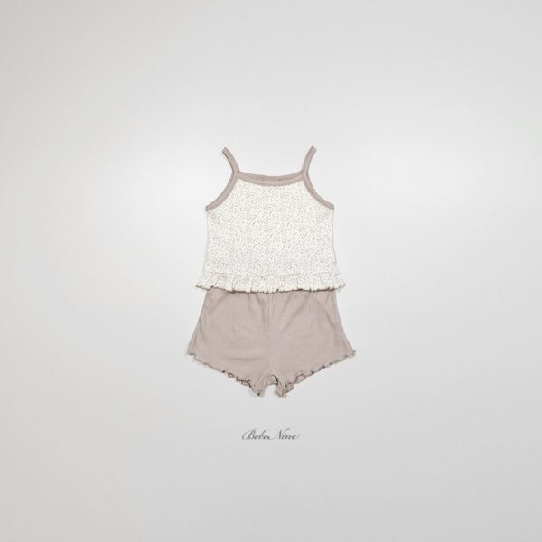 26SS 韓國童裝 小碎花細肩背心短褲套裝