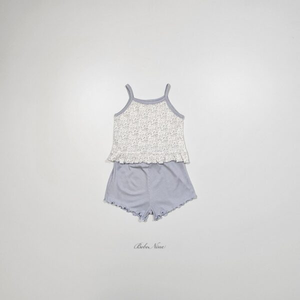 26SS 韓國童裝 小碎花細肩背心短褲套裝