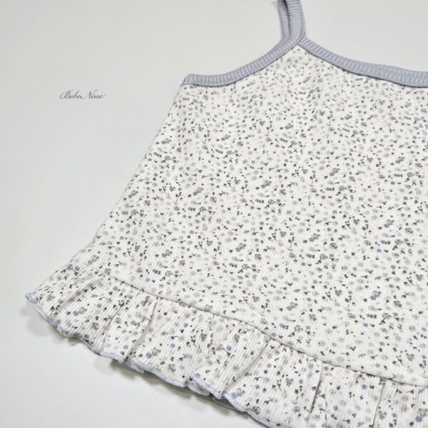 26SS 韓國童裝 小碎花細肩背心短褲套裝