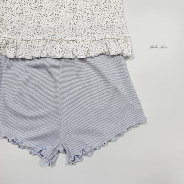 26SS 韓國童裝 小碎花細肩背心短褲套裝