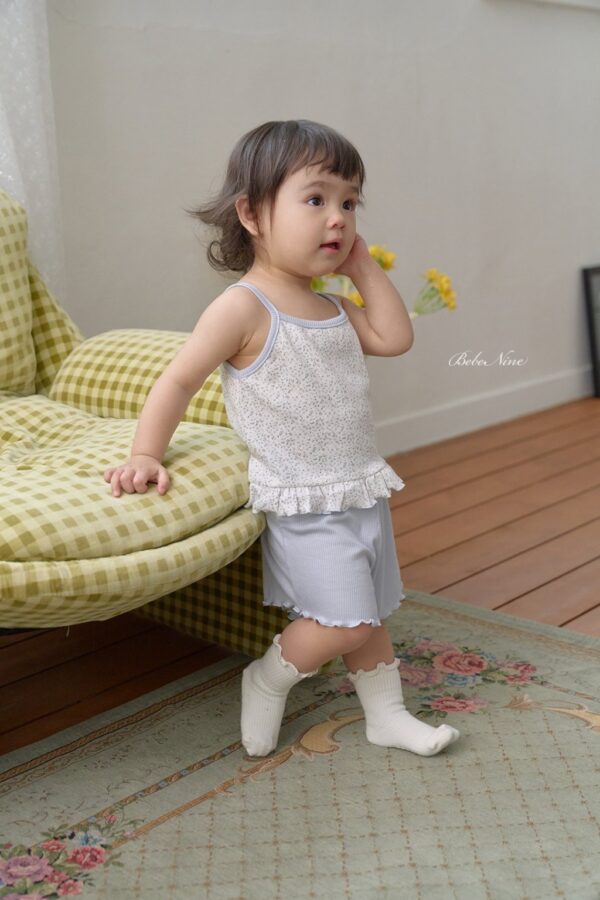 26SS 韓國童裝 小碎花細肩背心短褲套裝