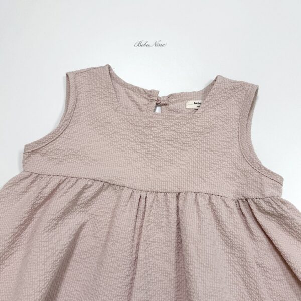 26SS 韓國童裝 抓褶寬襬背心短褲套裝