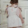 26SS 韓國童裝 雙肩大大大蝴蝶結寬襬背心上衣