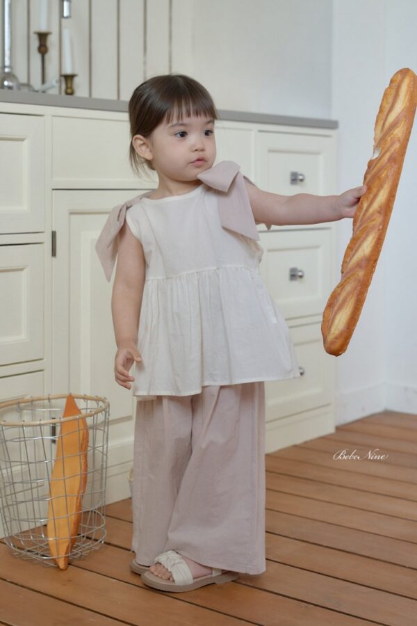 26SS 韓國童裝 雙肩大大大蝴蝶結寬襬背心上衣