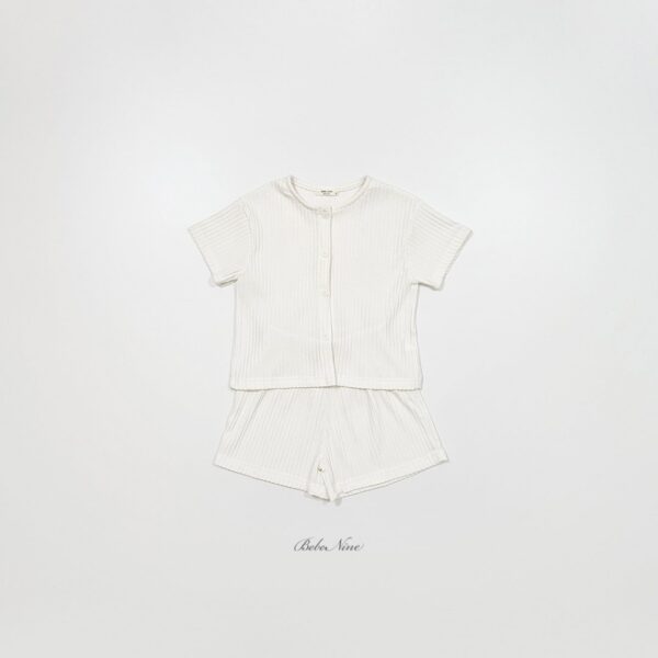 26SS 韓國童裝 羅紋排扣上下套裝