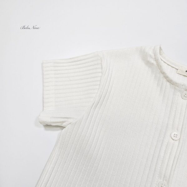 26SS 韓國童裝 羅紋排扣上下套裝