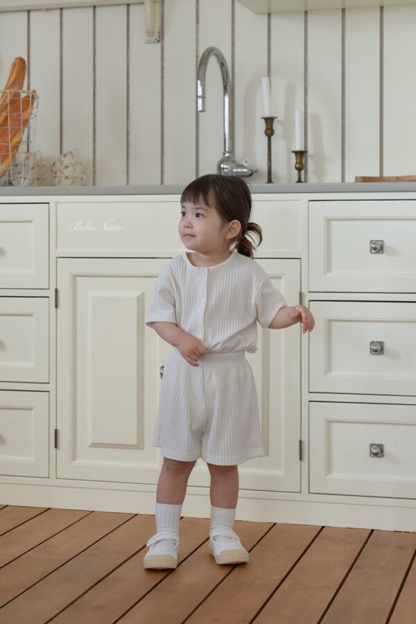26SS 韓國童裝 羅紋排扣上下套裝