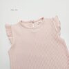 26SS 韓國童裝 羅紋小飛袖背心上衣