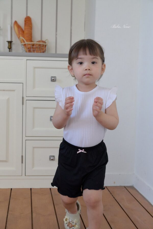 26SS 韓國童裝 羅紋小飛袖背心上衣