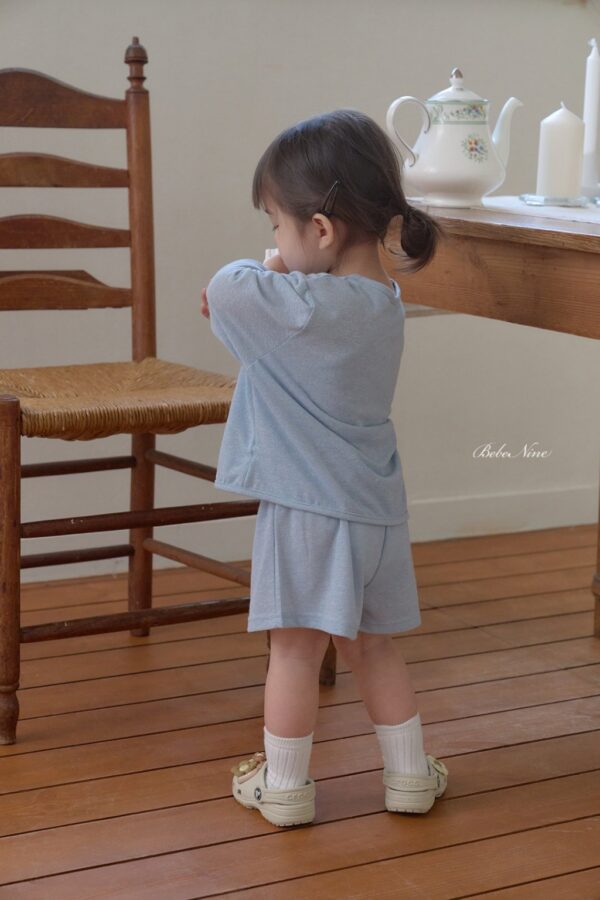 26SS 韓國童裝 夏季素色背心開衫短褲三件套裝