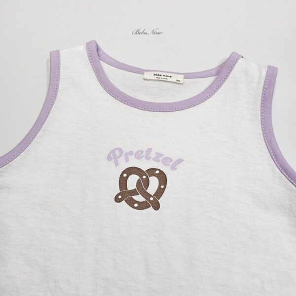 26SS 韓國童裝 拼色邊背心短褲套裝