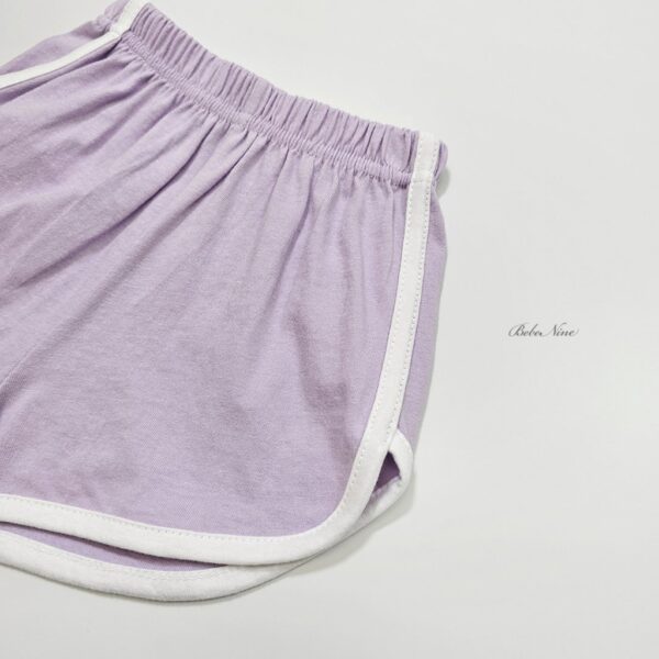 26SS 韓國童裝 拼色邊背心短褲套裝