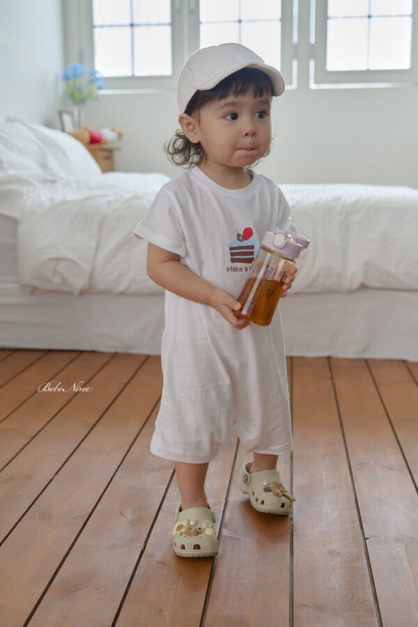 26SS 韓國童裝 蛋糕圓領連身套裝