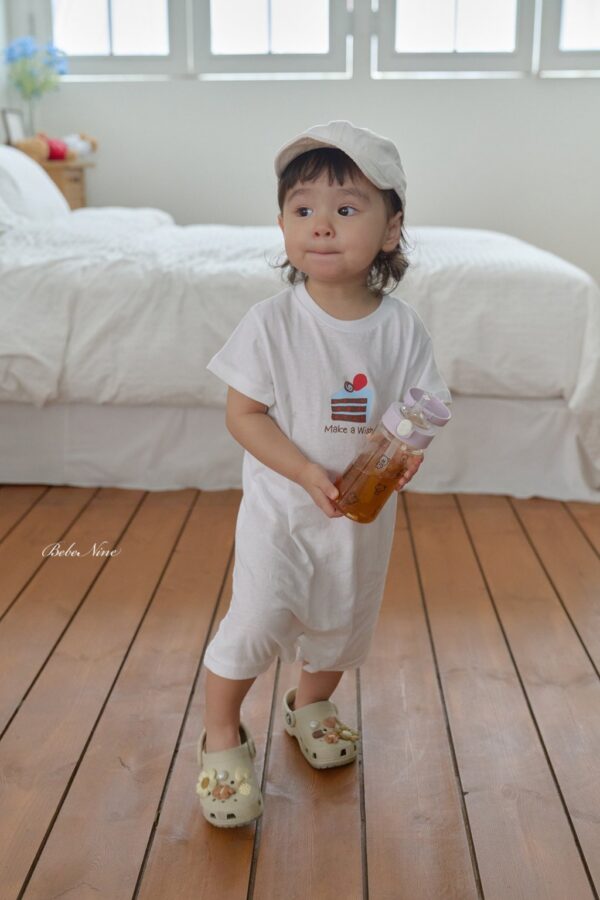 26SS 韓國童裝 蛋糕圓領連身套裝