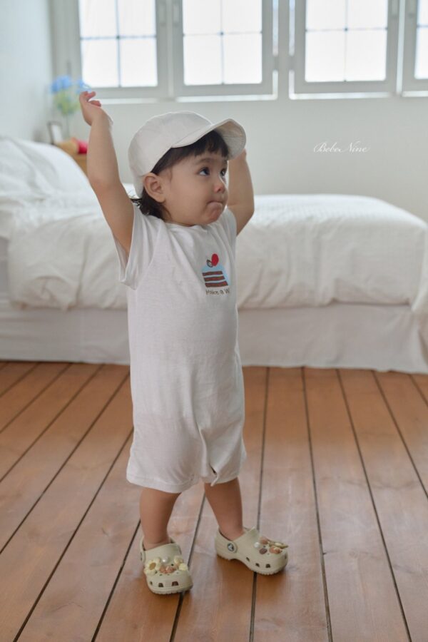 26SS 韓國童裝 蛋糕圓領連身套裝