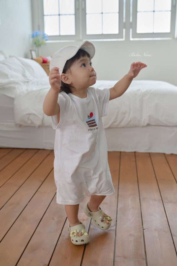 26SS 韓國童裝 蛋糕圓領連身套裝