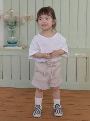 26SS 韓國童裝 夏季素色寬袖上衣