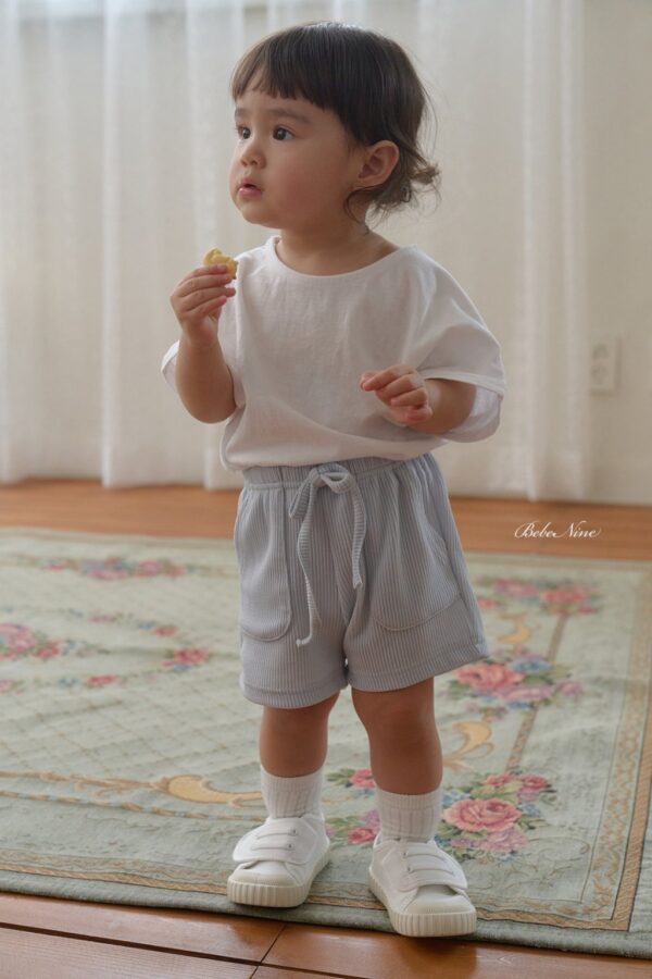 26SS 韓國童裝 夏季素色寬袖上衣