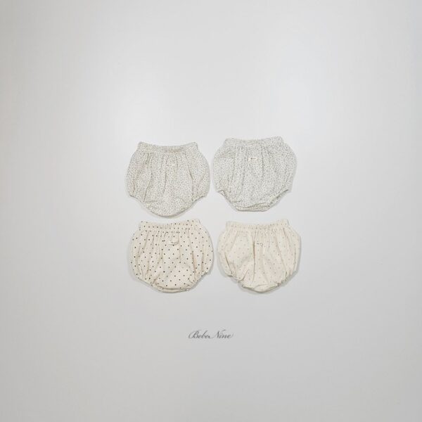 26SS 韓國童裝 碎花點點抓摺燈籠褲