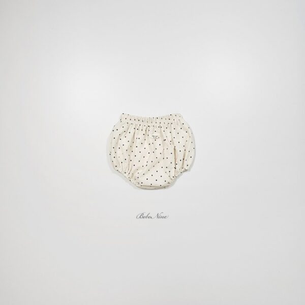 26SS 韓國童裝 碎花點點抓摺燈籠褲