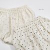 26SS 韓國童裝 碎花點點抓摺燈籠褲
