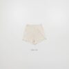 26SS 韓國童裝 捲邊蝴蝶結鬆緊短褲