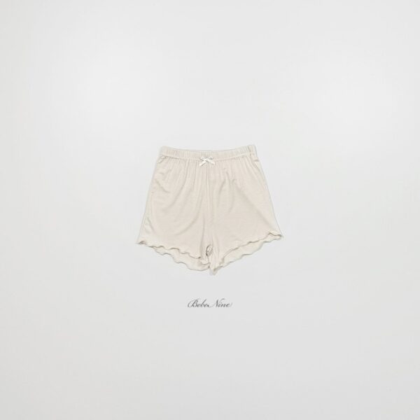 26SS 韓國童裝 捲邊蝴蝶結鬆緊短褲