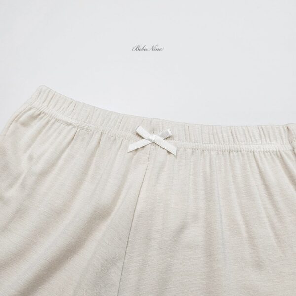 26SS 韓國童裝 捲邊蝴蝶結鬆緊短褲