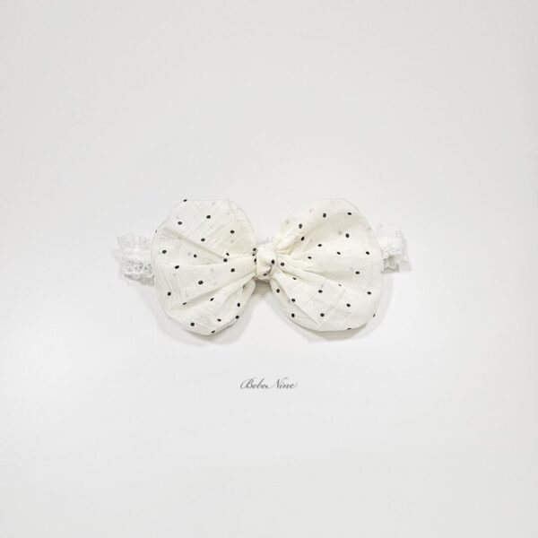 26SS 韓國童裝 澎澎蝴蝶結蕾絲髮帶