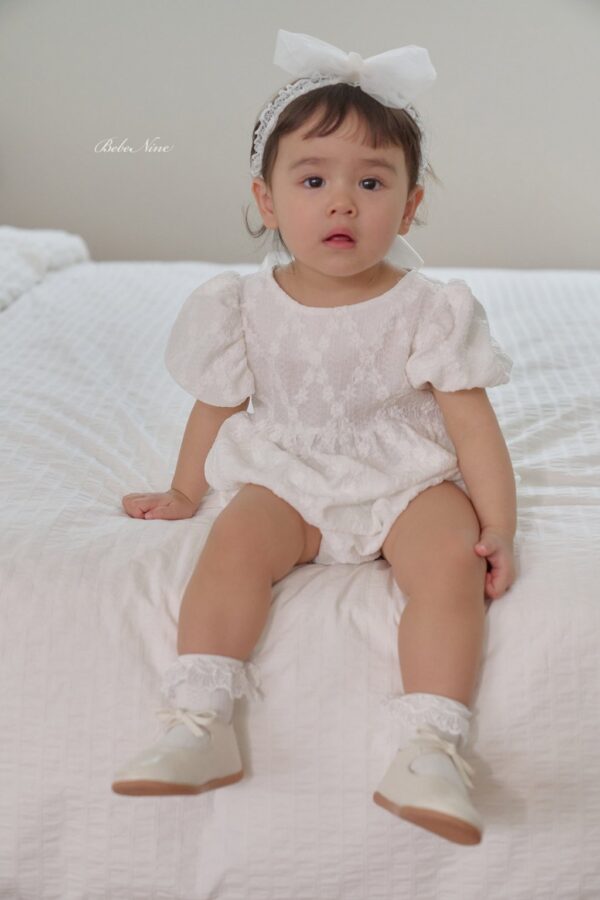 26SS 韓國童裝 澎澎蝴蝶結蕾絲髮帶