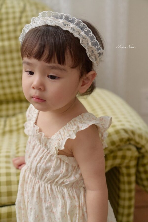 26SS 韓國童裝 蕾絲小花髮帶