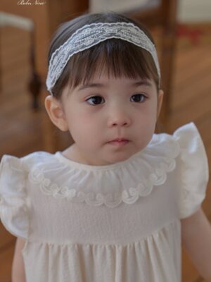 26SS 韓國童裝 蕾絲小花髮帶