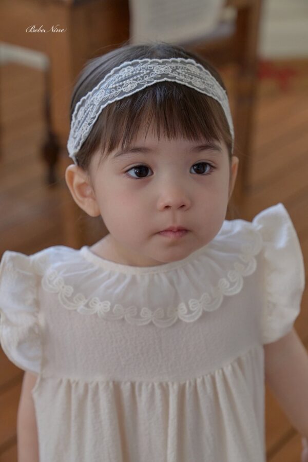 26SS 韓國童裝 蕾絲小花髮帶