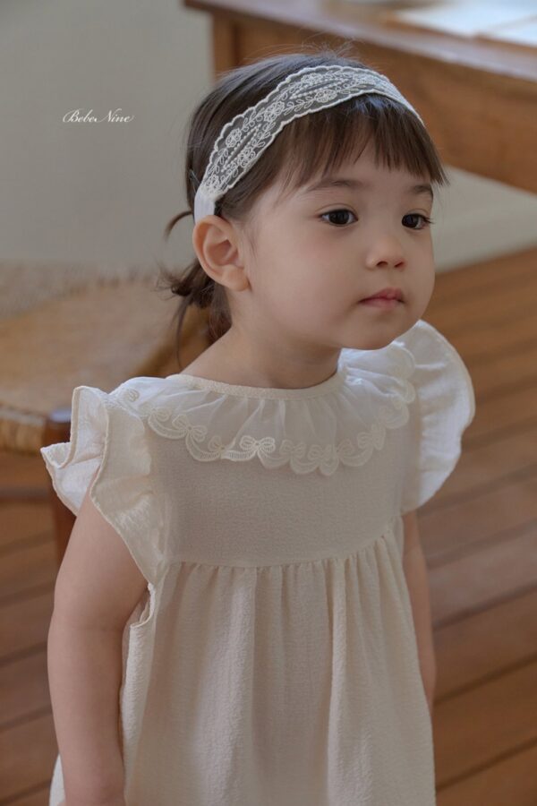 26SS 韓國童裝 蕾絲小花髮帶