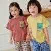 26SS 韓國童裝 獵豹短袖上下套裝