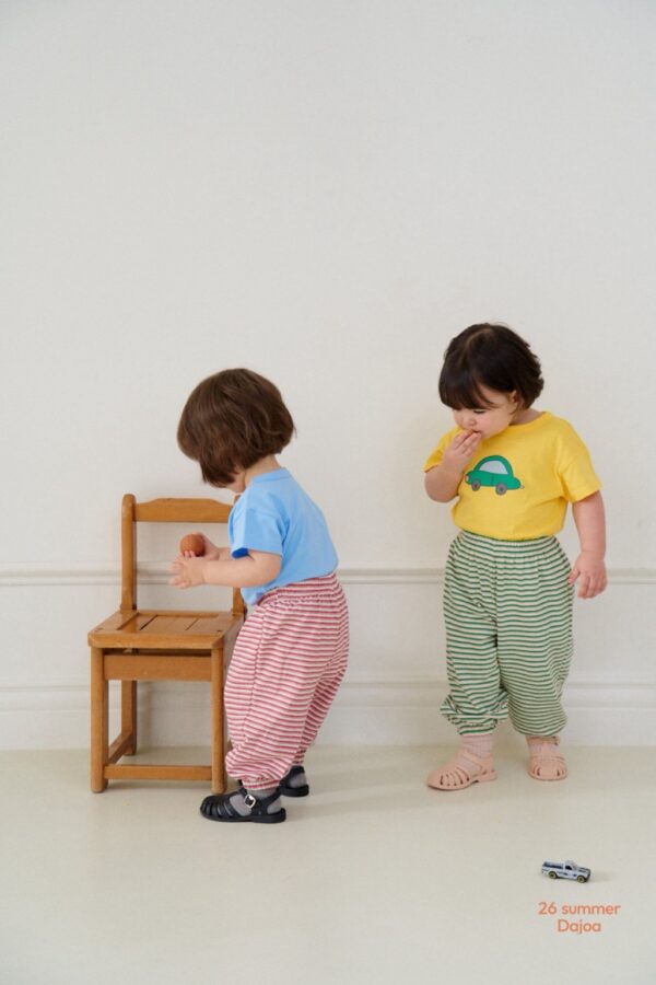 26SS 韓國童裝 小汽車短袖上衣長褲上下套裝