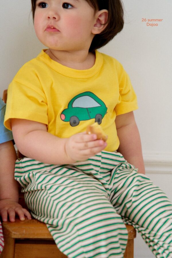 26SS 韓國童裝 小汽車短袖上衣長褲上下套裝